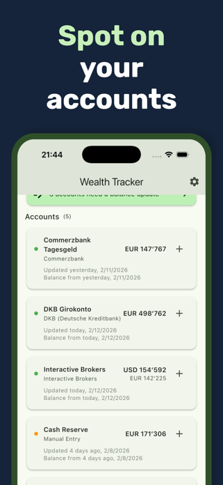 My Wealth Tracker Screenshot 4 of 8