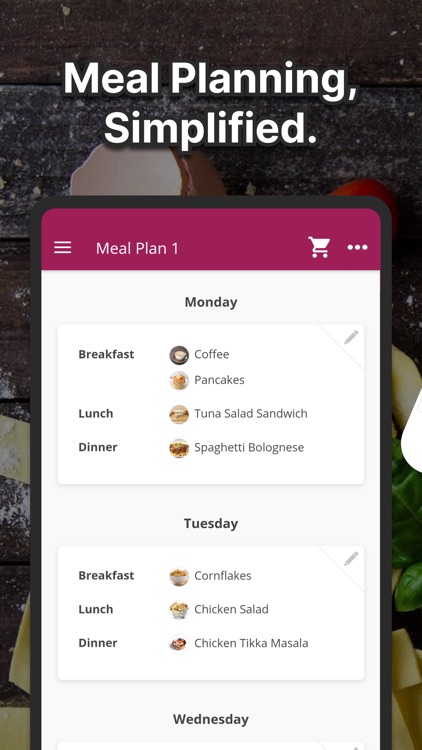 Plan Meals - MealPlanner