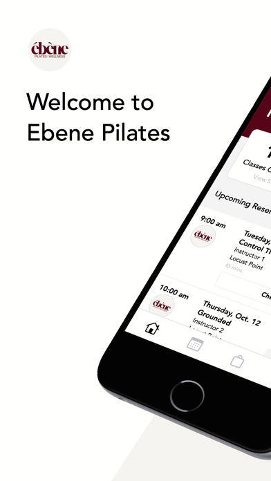 Ebene Pilates iPhone screenshot 1 - Health & Fitness app