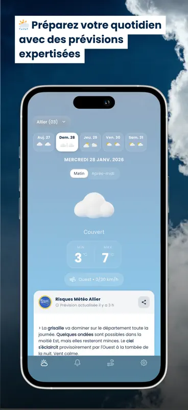 Prévi+: météo locale & alertes screenshot 6 of 6