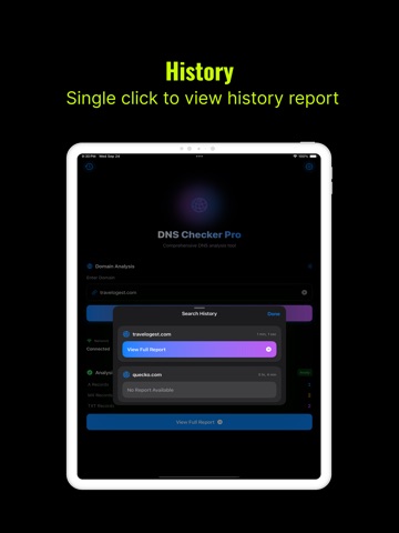 DNS Checker: IP & SSL Tools iPad screenshot