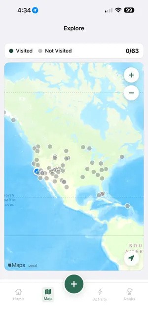 NP Tracker: National Parks screenshot 2