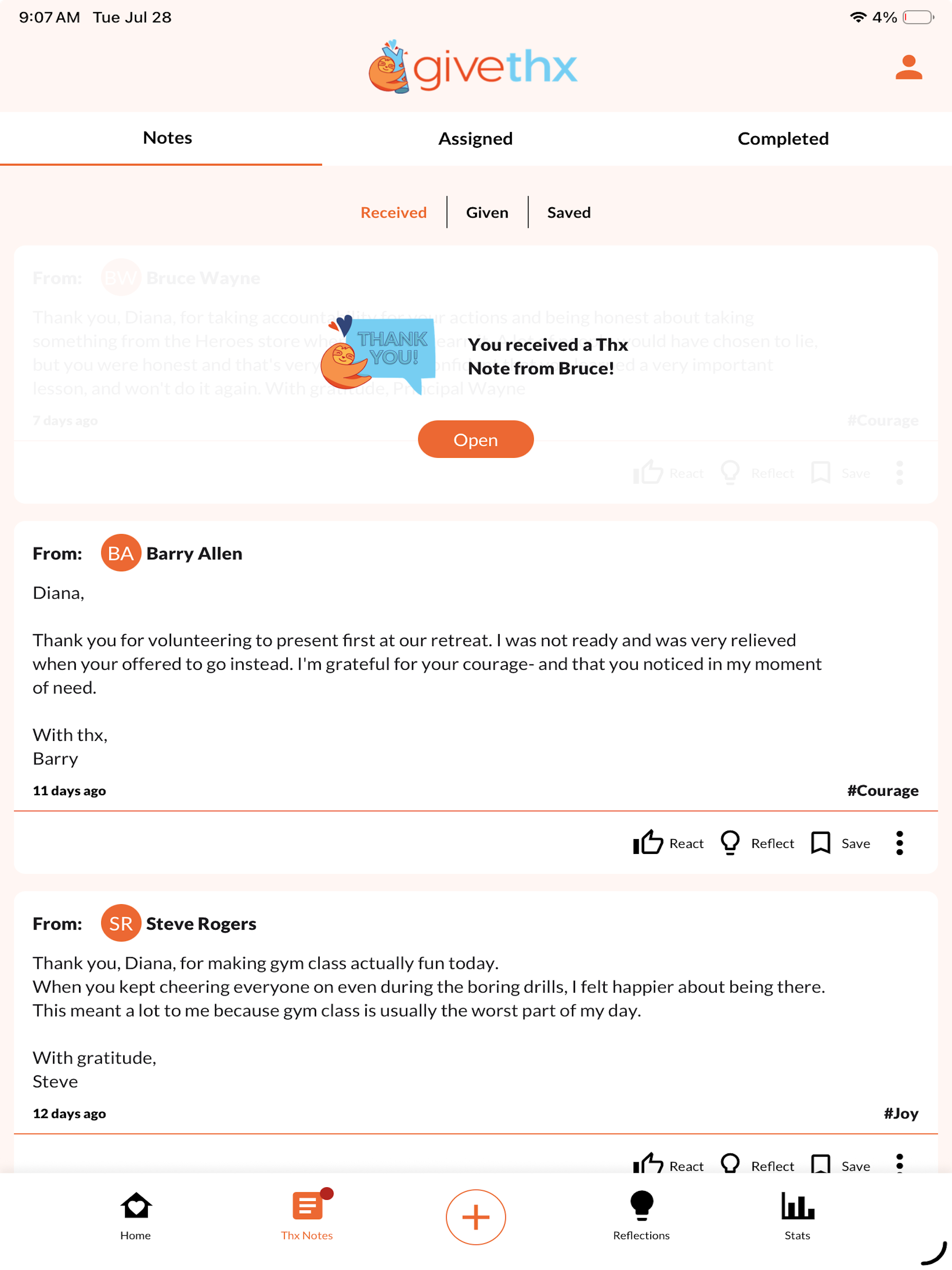 GiveThx screenshot 10