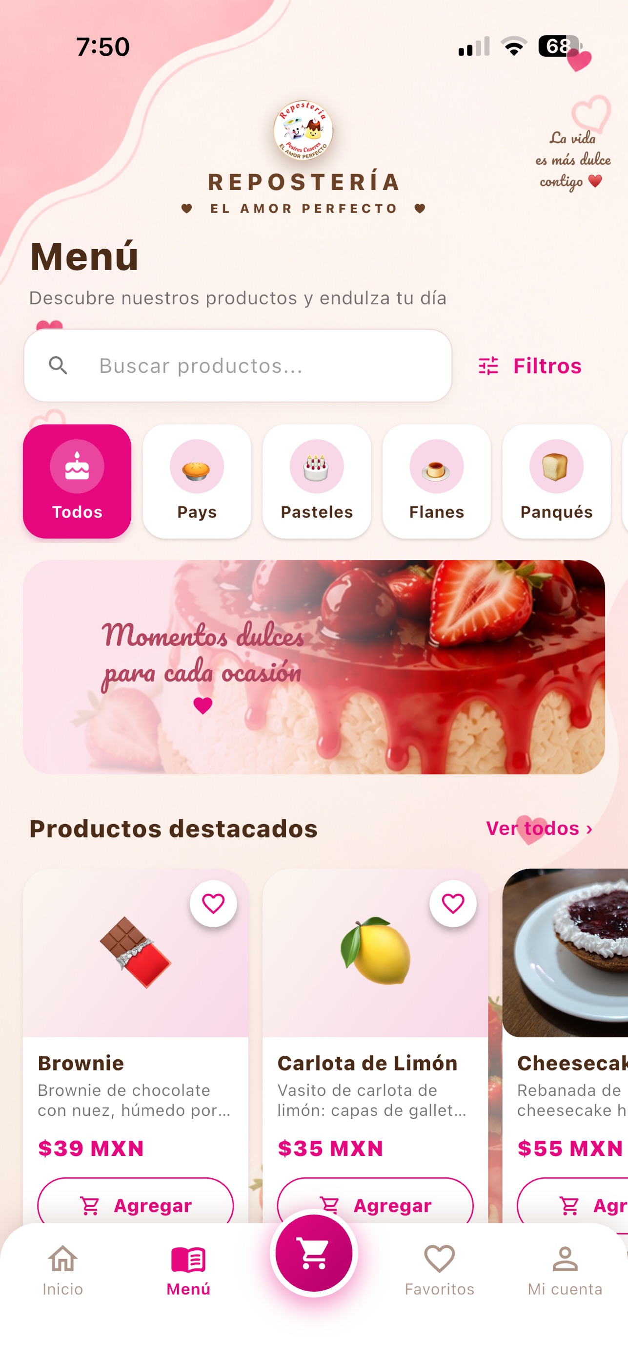Screenshot 1 of Repostería El Amor Perfecto