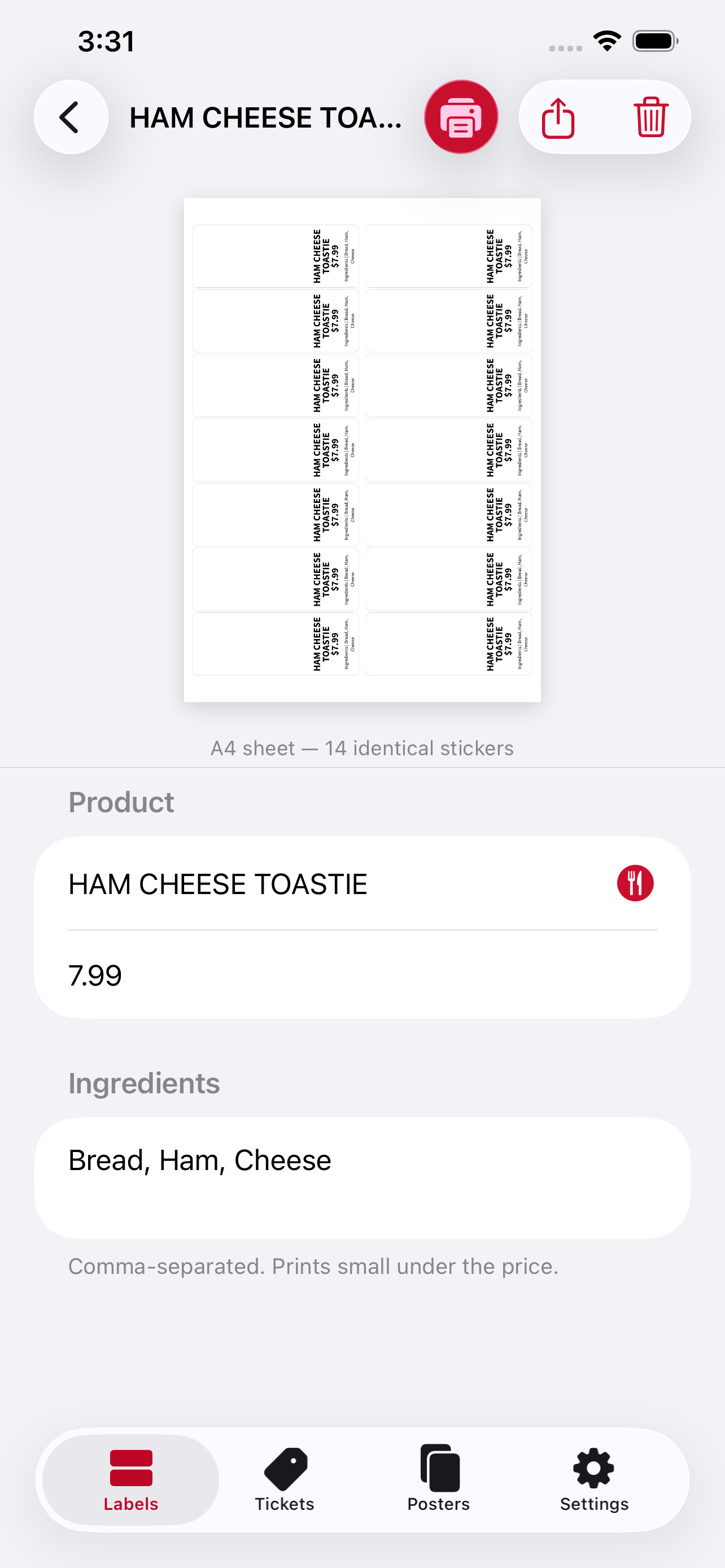 Liberty Labels screenshot 3