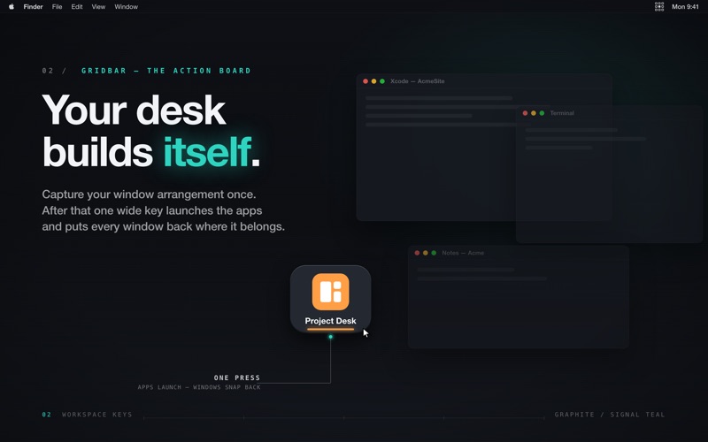 GridBar: Tile Shelf & Macros Screenshot 2