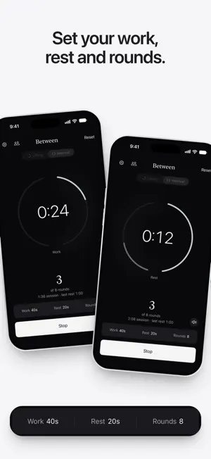 Between: Workout Timer screenshot 3