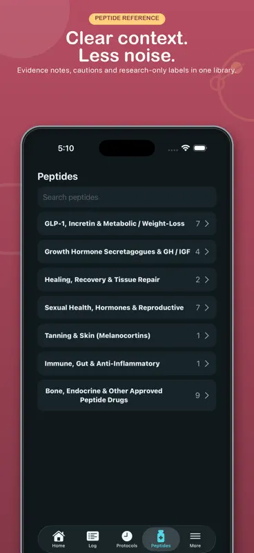 Dr.Peptide: Peptide Tracker screenshot 3 of 7