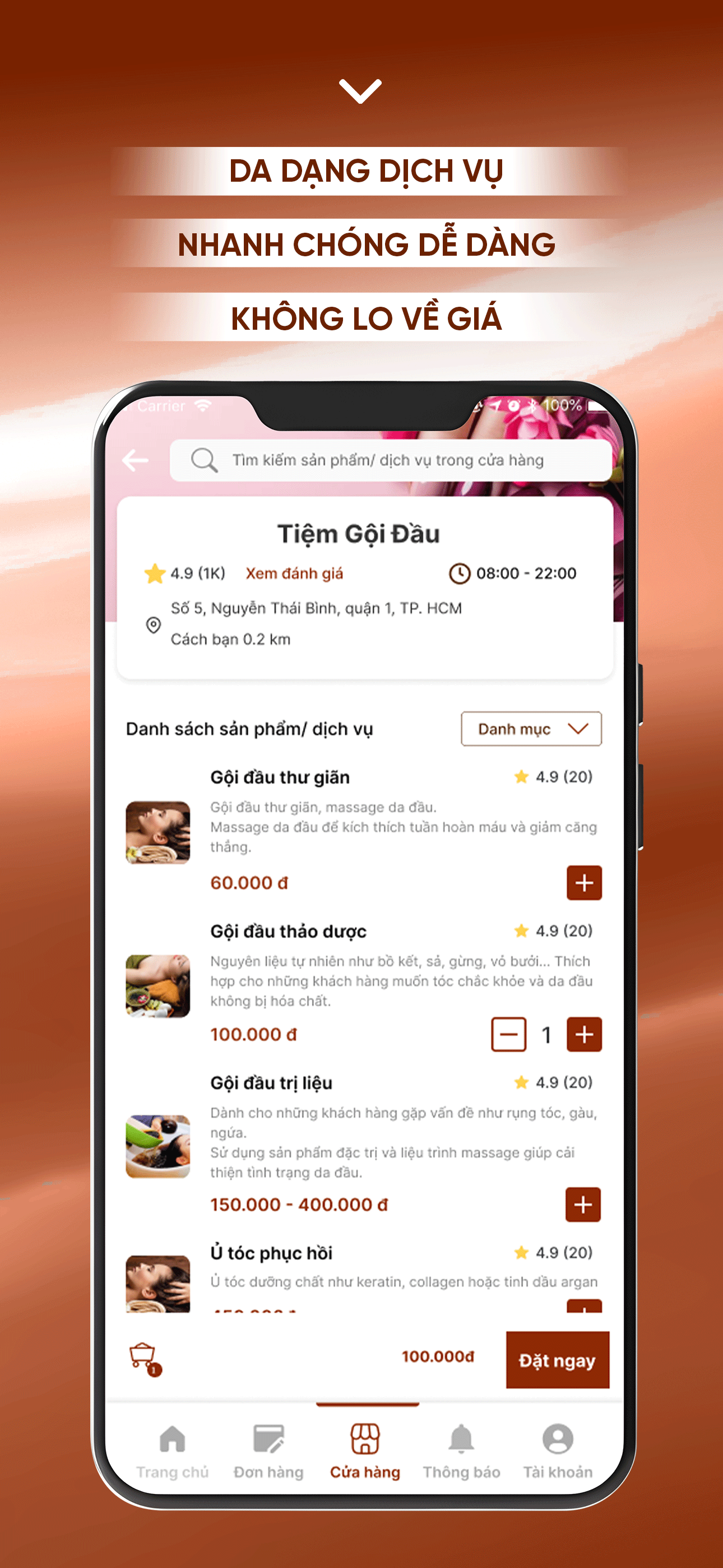 iSpa - Đặt lịch làm đẹp screenshot 3