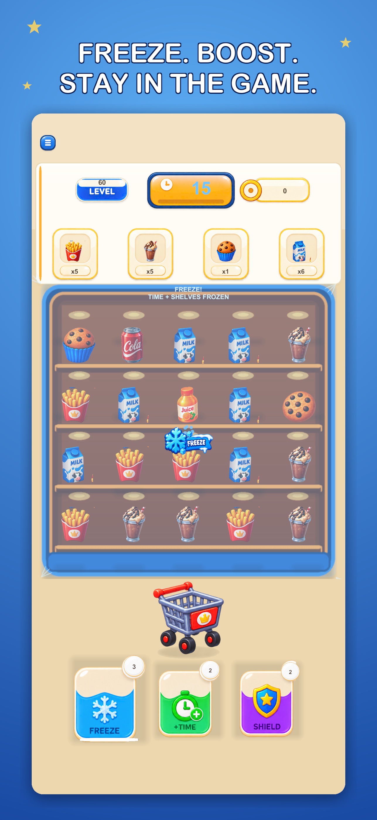 Screenshot 3 of ShelfRush: Market Dash