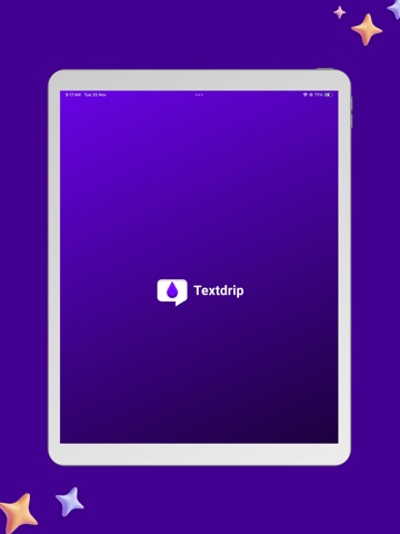 Textdrip iPad screenshot