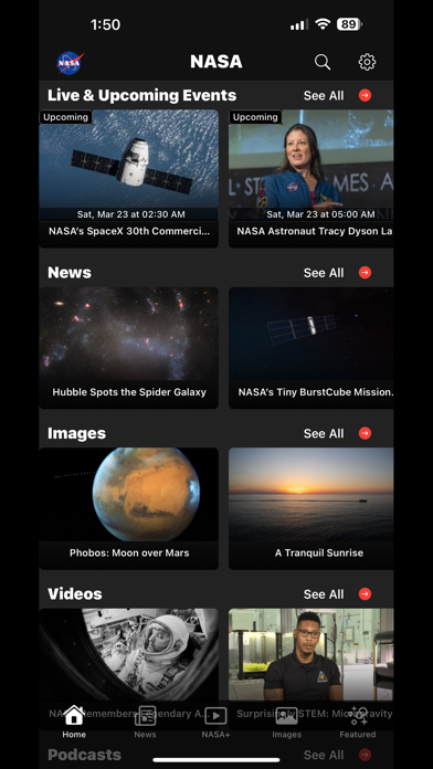 NASA App screenshot 1