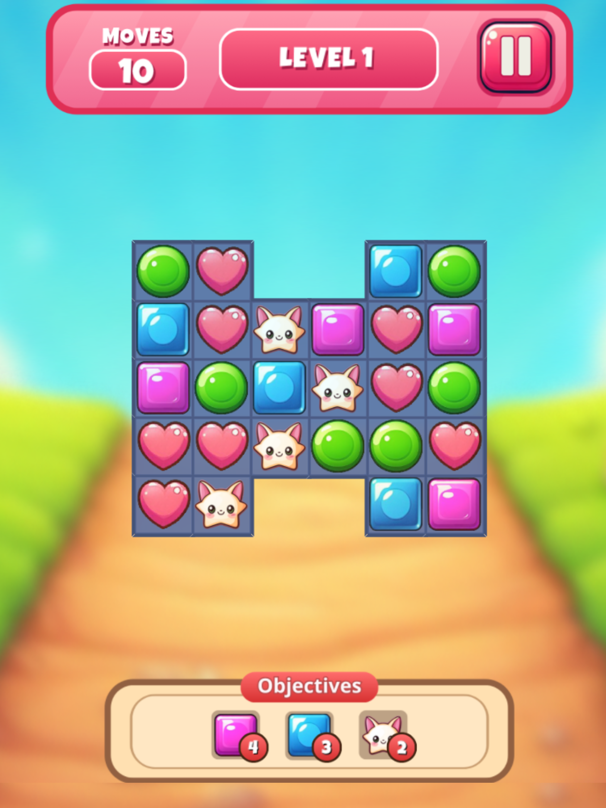 Cute Candy Puzzle screenshot 6