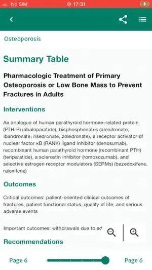 ACP Clinical Guidelines screenshot 4