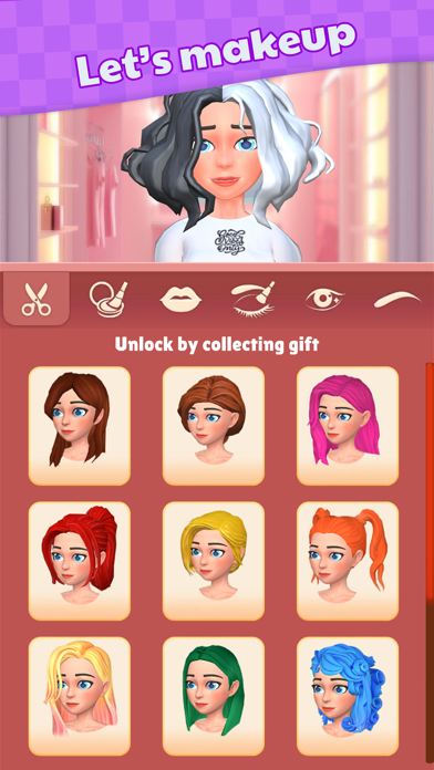 Makeover Pin: Makeup & Fashion Screenshot