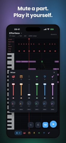 Demix: Deconstruct your songs. Screenshot 2 of 8