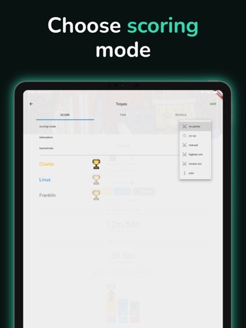 Clepsydris - Board Game App iPad screenshot
