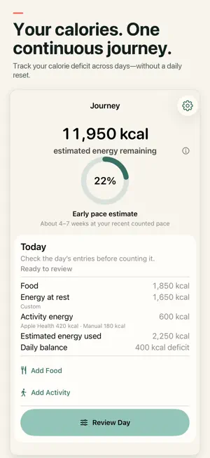 Calorie Arc: Energy Balance screenshot 1