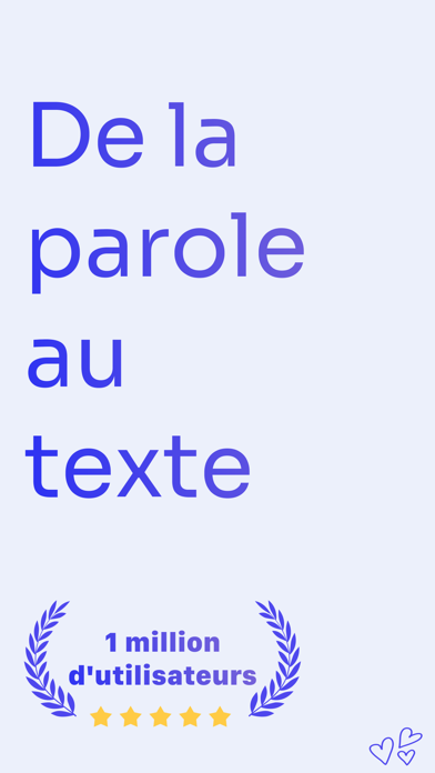 Screenshot #1 pour Transcription: Vocale En Texte