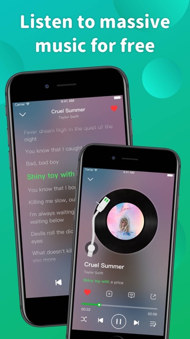Music Player Cloud Search Song Screenshot