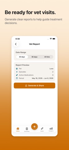 Ares -  Dog Seizure Tracker iPhone screenshot