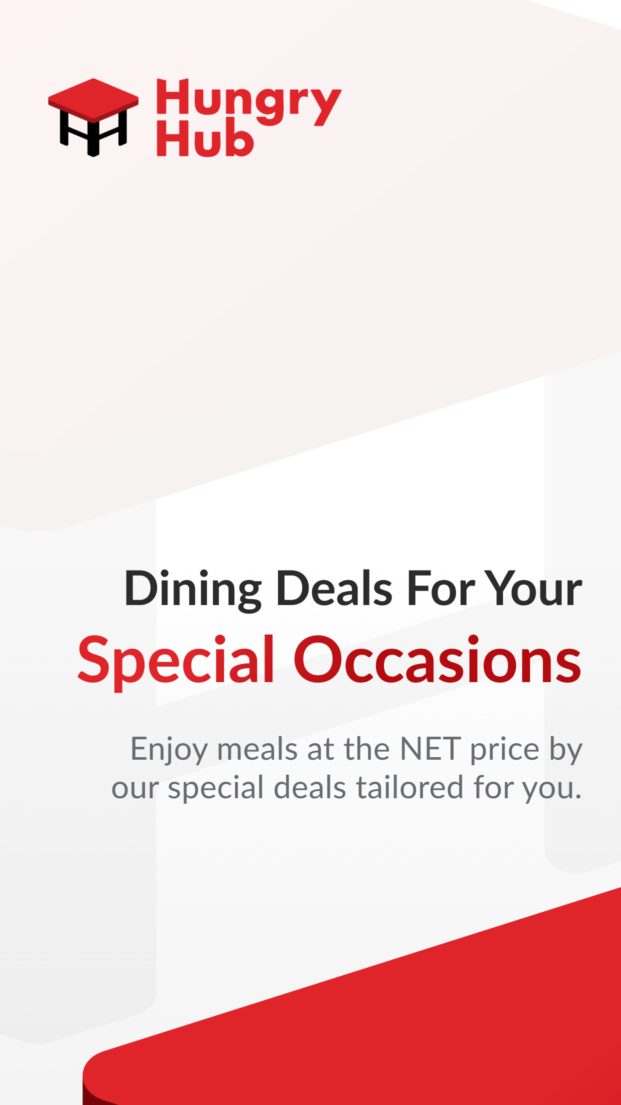 Hungry Hub - Dining Offer App