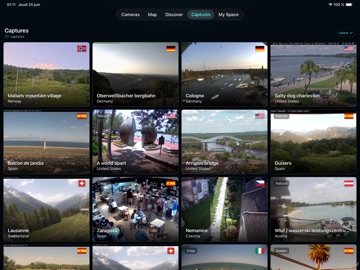 Planet Cam: Live World Map iPad screenshot