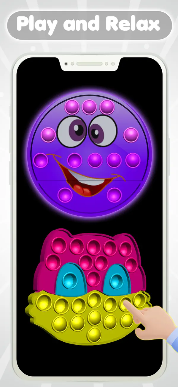 Screenshot #2 pour Pop It Glow Magic Fidget Toys