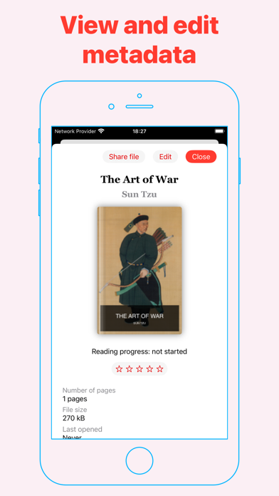 PDF Library eBook Reader Screenshot