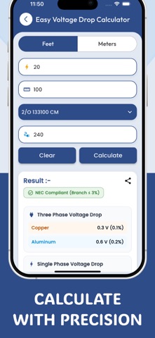 Voltage Drop Calculators Screenshot 2 of 6