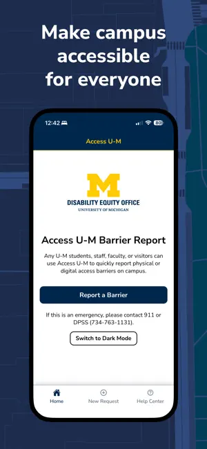 Access U-M screenshot 1