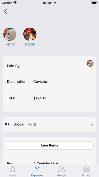 Screenshot #1 pour CoPAY Bill Splitting Made Easy