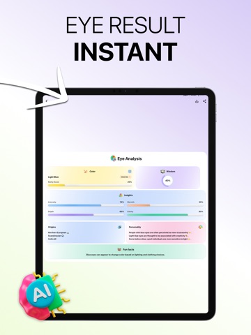 Iris AI: Eye Color Identifier iPad screenshot