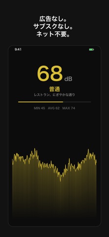 dB Meter — 騒音計 のスクリーンショット