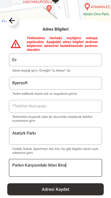 Yemekon Screenshot