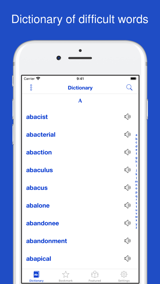 #1. Dictionary of Difficult Words (iOS) 由: Thuy Duong