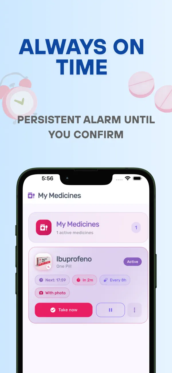 #2. Pill Reminder Simple alert (iOS) By: Devline Spa