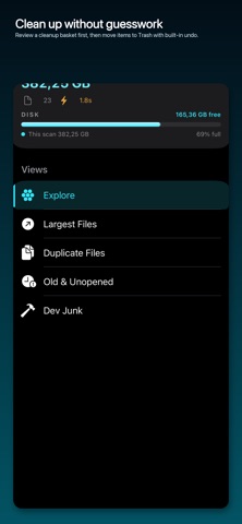 Storage Atlas iPhone screenshot