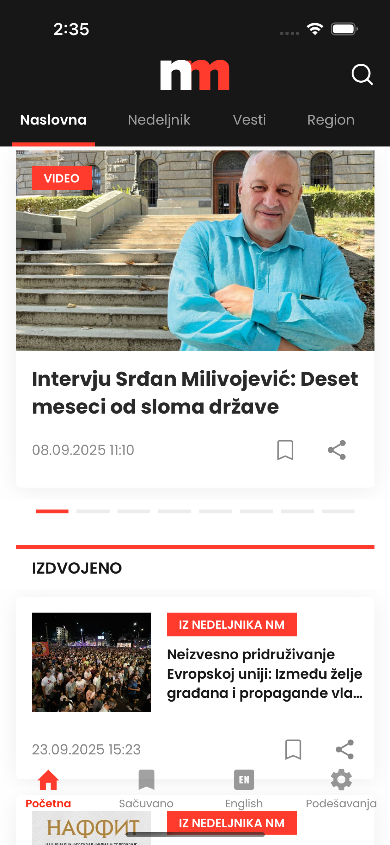 Novi Magazin screenshot 2
