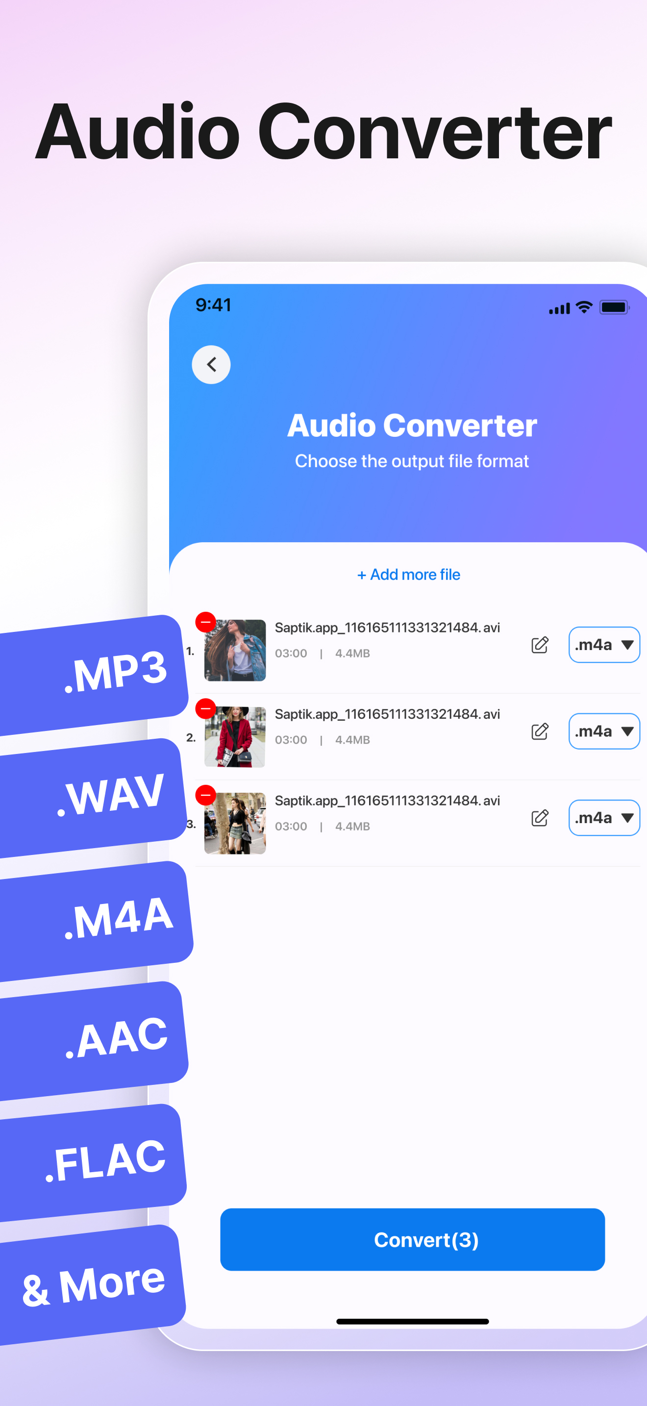 Audio Converter - Music editor