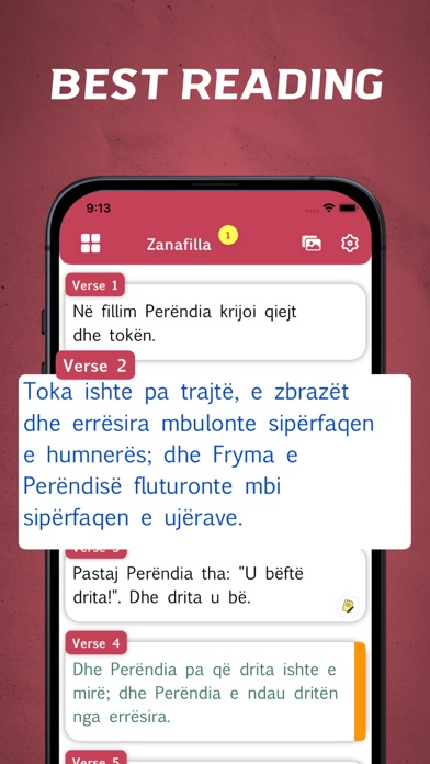 Albanian Bible - offline Screenshot