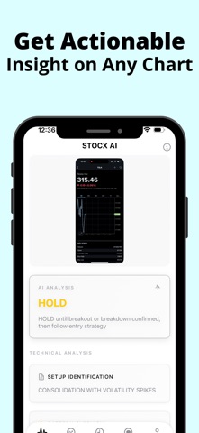 Stocx Ai iPhone screenshot