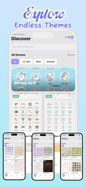 Theme Store — lock screen wallpaper