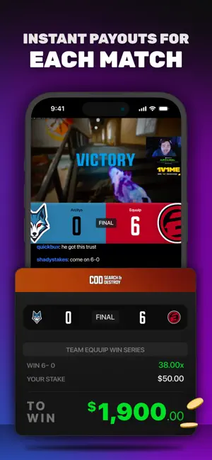 1v1Me - Esports Staking iPhone screenshot 2