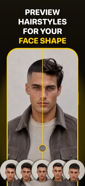 Hairstyle Try On AI: Glancely screenshot 2