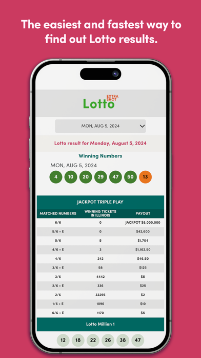 Illinois Lottery Results App Screenshot