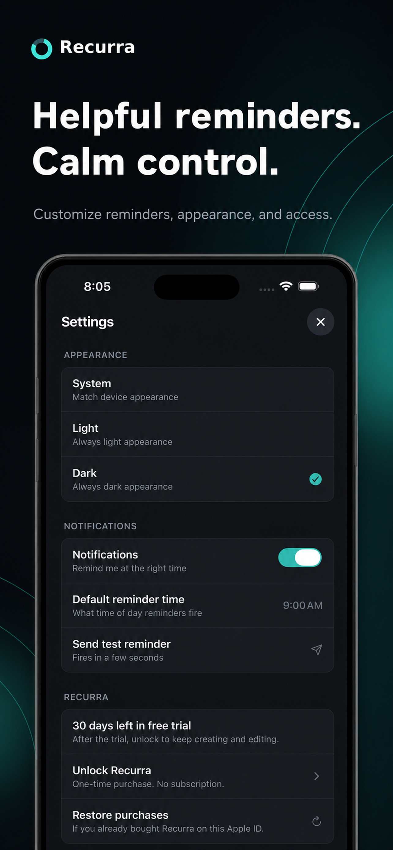 Recurra screenshot 7