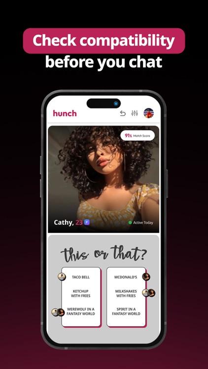 Hunch Dating App: Vibe & Meet