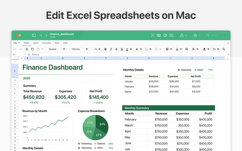 #1. Spreadsheets ® (macOS) Podle: SMM service, s.r.o.