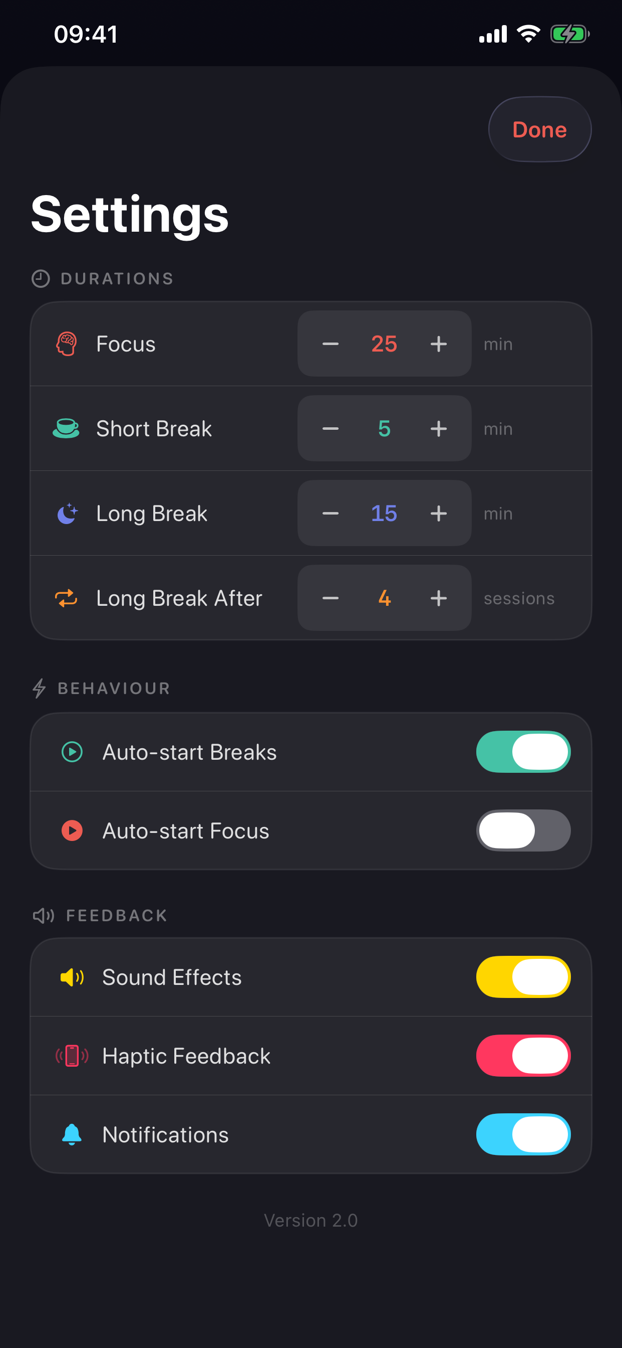 Timerdoro screenshot 5